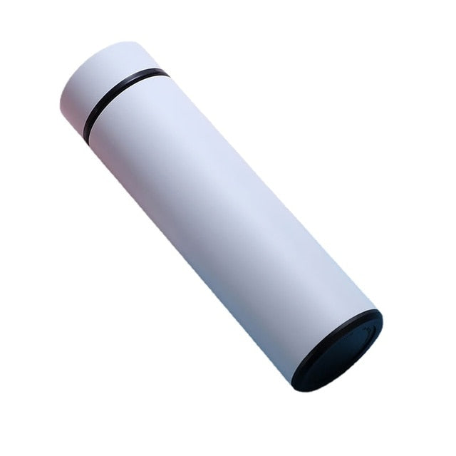 500ml Stainless Steel Water Bottle - Advanced Temperature Display - Insulated Hot & Cold Flask