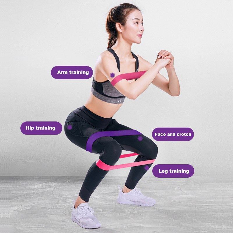 Gradient Resistance Bands - Optimal Stretch for Leg & Glute Workouts
