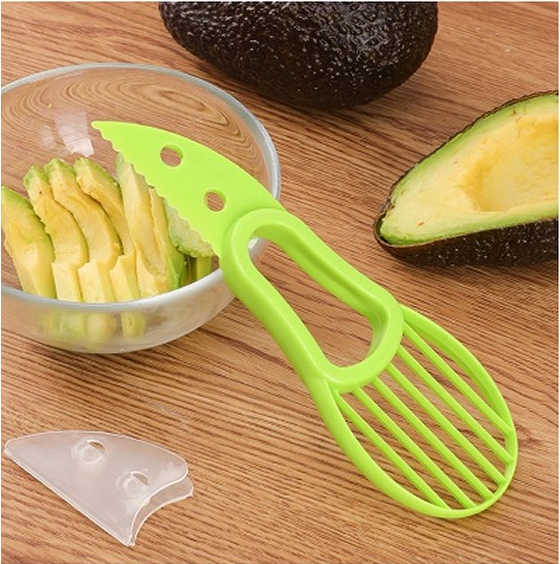 Avocado Slicer - 3-in-1 Avocado Slicer Efficient Pitter, Cutter & Scooper Tool