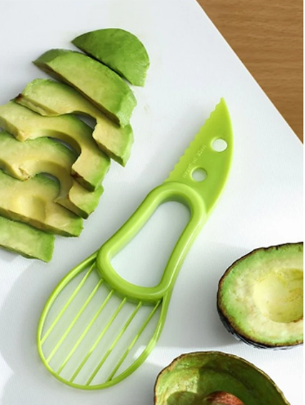 Avocado Slicer - 3-in-1 Avocado Slicer Efficient Pitter, Cutter & Scooper Tool