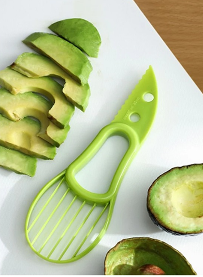 Avocado Slicer - 3-in-1 Avocado Slicer Efficient Pitter, Cutter & Scooper Tool