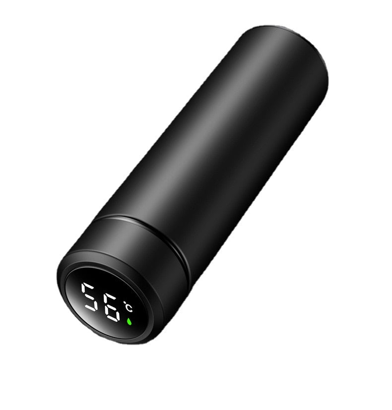 500ml Stainless Steel Water Bottle - Advanced Temperature Display - Insulated Hot & Cold Flask