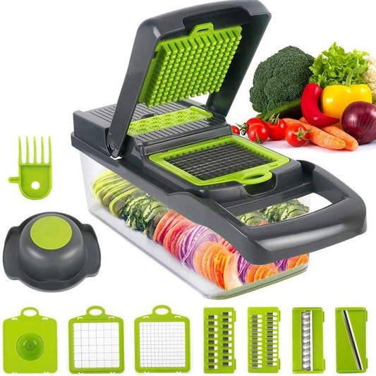 Veggie Chopper - Multi-Function Vegetable Chopper Set with Storage Container