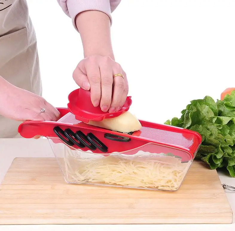 Multifunction Slicer - Precision Veggie Slicer with Multi-Blade Design & Safety Grip