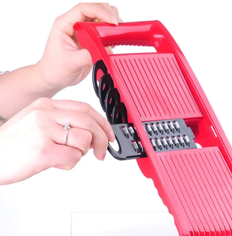 Multifunction Slicer - Precision Veggie Slicer with Multi-Blade Design & Safety Grip